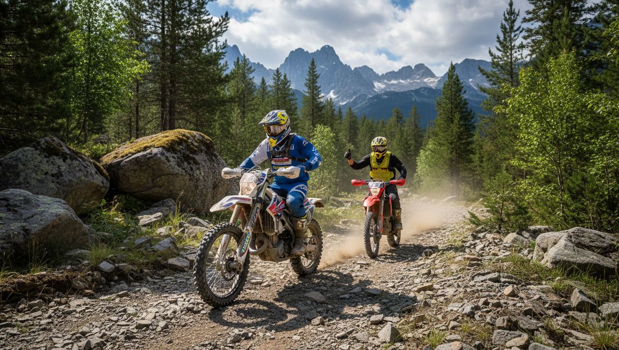Quelle moto enduro choisir pour une balade