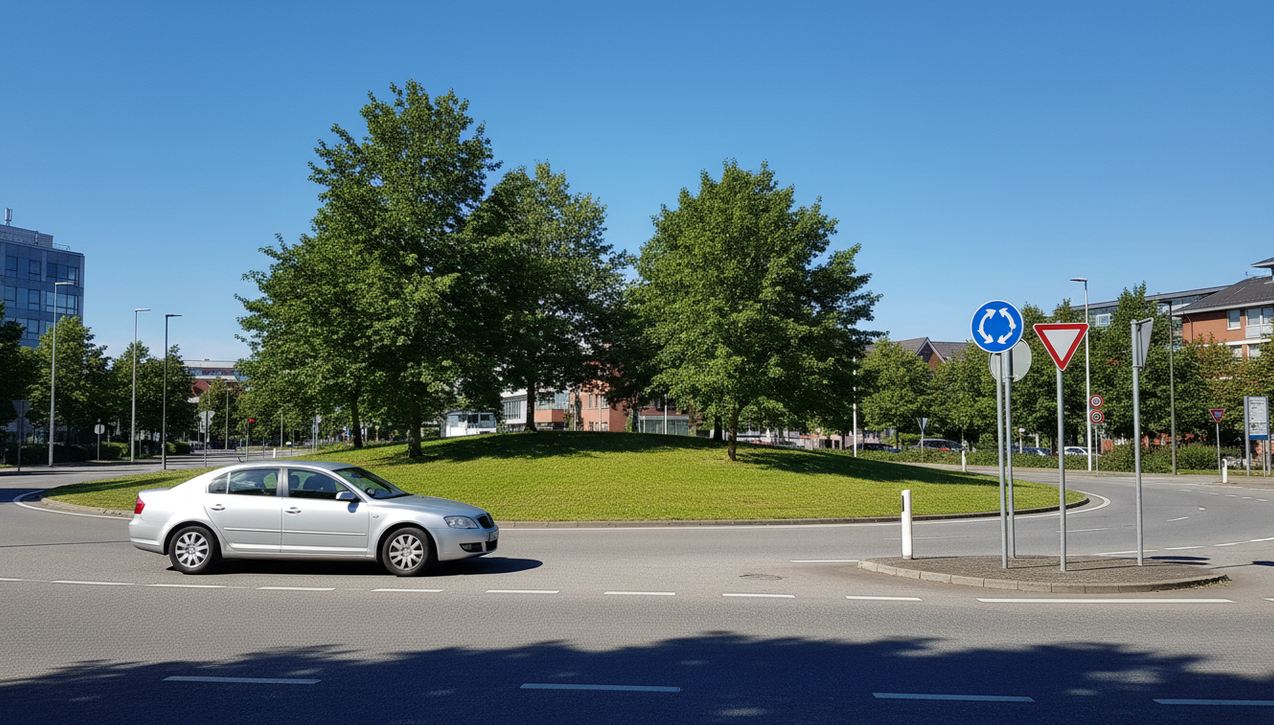 Quelles sont les règles sur un rond-point